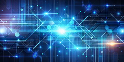 Abstract technology background with digital lines and shapes, abstract, technology, background, digital, lines