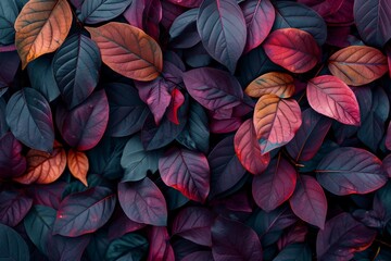 An elegant autumn background showcasing a mix of leaves in various shapes and sizes, perfect for seasonal designs and nature-themed projects.