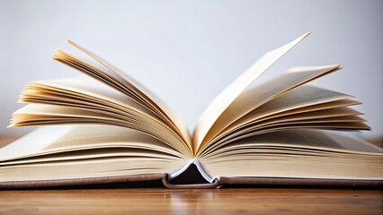 Close up view of open book sheets, education, reading, literature, studying, knowledge, pages, close up, paper, text