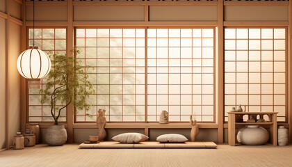 Japandi childrens bedroom