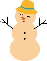 Beach summer sand snowman vector.
Christmas Beach sand Snowman flat vector.
Christmas sand snowman isolated svg.