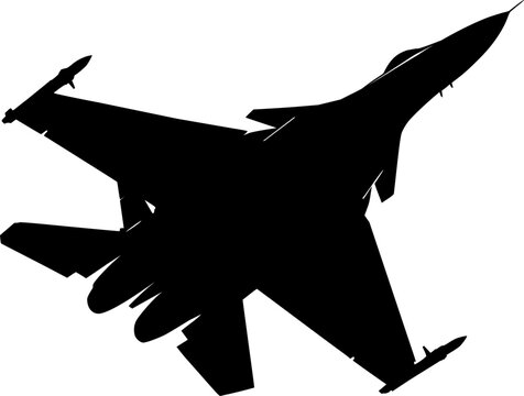 recommend clip art: Silhouette fighter jet plane, fighter aircraft vector illustration