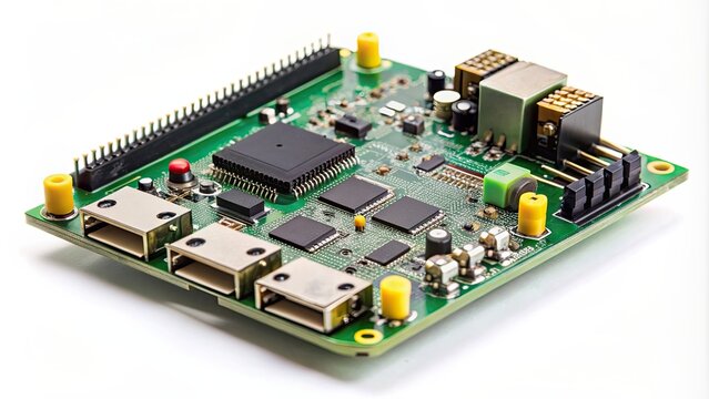 Raspberry Pi CCT board with various components and wires, Raspberry Pi, computer, technology, circuit board