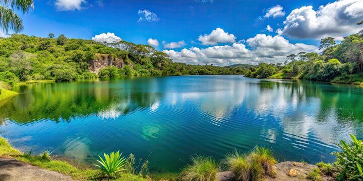 Laguna de las Brujas en Puerto Inirida Guainia_Colombia, Laguna, Brujas, Puerto Inirida, Guainia, Colombia, Water