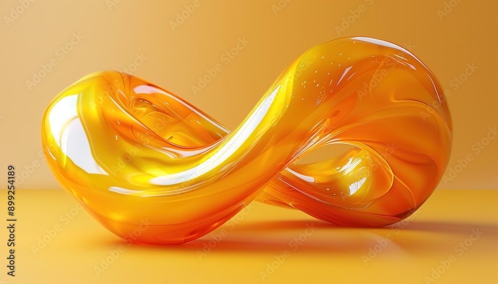 Canvas Prints abstract 3d rendering, twisted shape