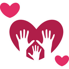 Fototapeta premium Love Charity Hand