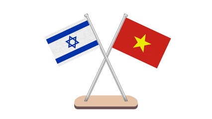 Vietnam Israel Flag