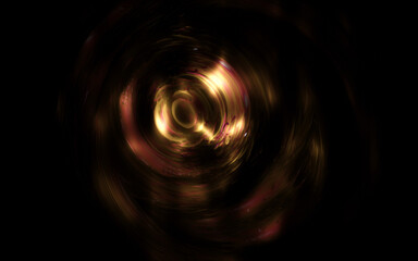 3d surface abstract background, hole that spins around, 3d illustration render