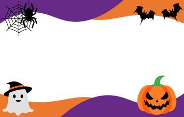 ハロウィンのフレーム