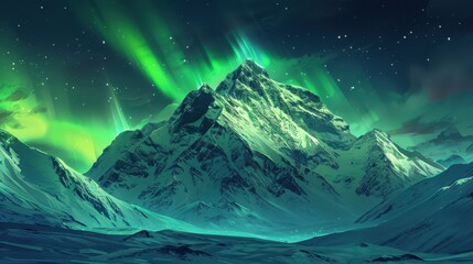 loating mountain,Aurora Borealis,buble