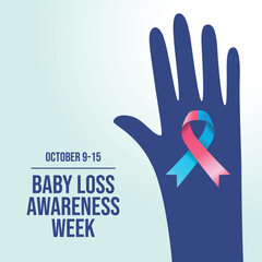 vector graphic of Baby Loss Awareness Week ideal for Baby Loss Awareness Week celebration.