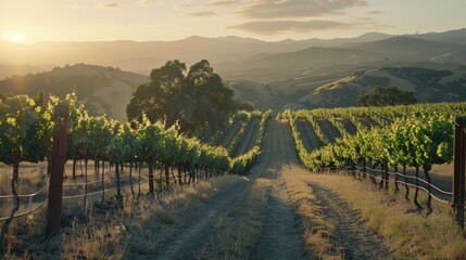 Fototapeta premium winemaker's journey to revive a historic vineyard