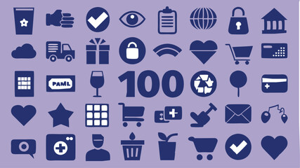 set of ecommerce icons pixel perfect shop money vector illustration 