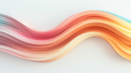 Obraz premium A colorful, curvy line that is orange and yellow
