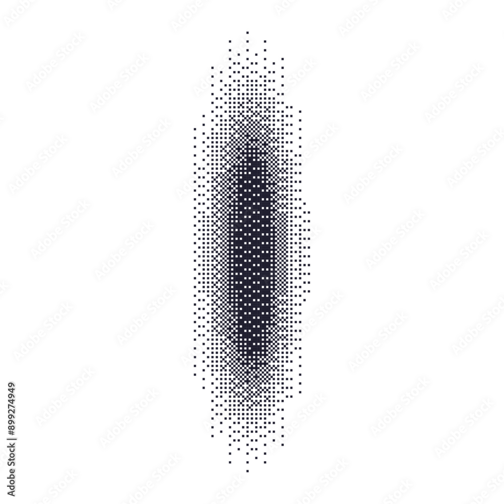 Wall mural gradient dot shadow effect with grainy texture. halftone circles and noise. flat vector illustration