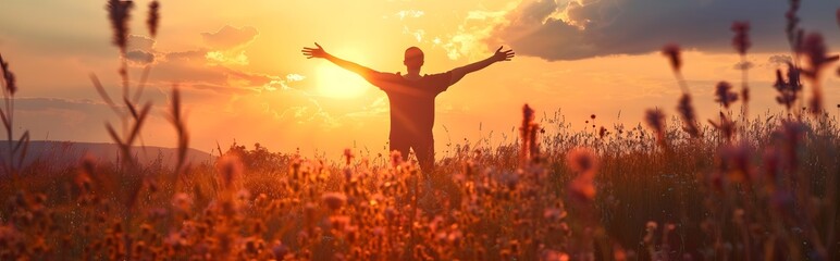 A group of people are hiking up a mountain
