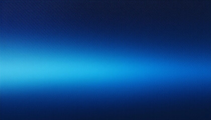 Obraz premium Blue gradient background grainy glowing blue light on dark backdrop noise texture effect banner