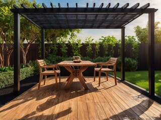 Obraz premium table and chairs