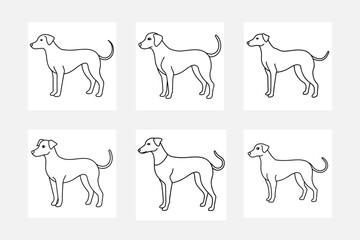 Fun and Playful Dog Line Art for Young Artists

