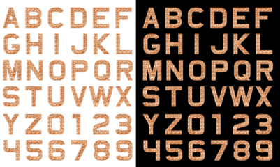 Disco font sparkly alphabet and numbers, letters and numbers