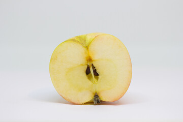 tasty apple in close up