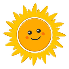 modern cute geometric seamless  with sun. Funny sunshine illustration. Smiling sun in shapes.