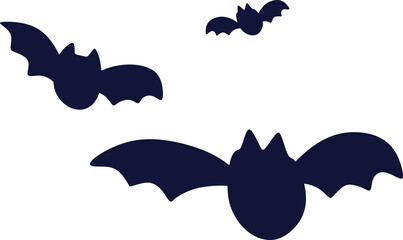 Halloween Bats Silhouette