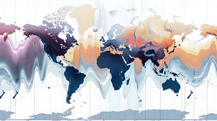 abstract background with splashes