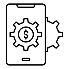 gear icon vector illustration