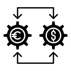 set of icons with arrows