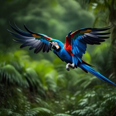 Obraz premium blue and yellow macaw