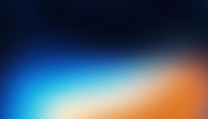 Grainy Gradient Background with Blue, Pink, and Yellow Abstract Glowing Color Waves on a Black Dark Backdrop, Ideal for Dynamic and Modern Design