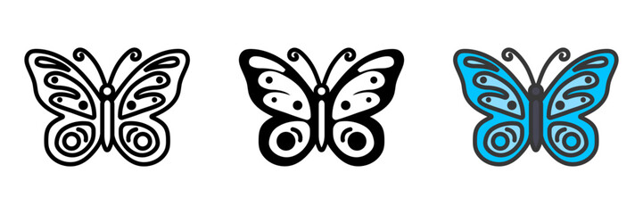 The Butterfly icon symbolizes transformation, beauty, and nature’s delicate creatures. Known for their colorful wings and metamorphosis, butterflies represent change and elegance.