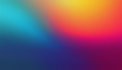 Obraz premium Grainy noisy background, abstract color gradient shape, vibrant glowing noise texture banner