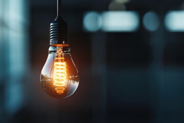 Disruption concept with challenging the status quo and sunlight filtering through an innovative setting