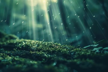 Genre concept with music categorization and sunlight filtering