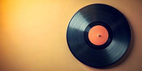 Fototapeta premium Schallplatte Vinyl Schellack Vinylscheibe Scheibe Platte AI-Created Content