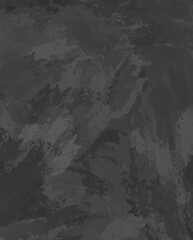 Abstract monochromatic background varying shades of dark gray and black with expressive and textured brushstrokes