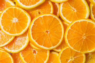slices of citrus fruits - oranges