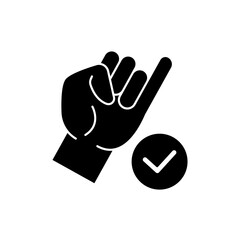 promise concept line icon. Simple element illustration. promise concept outline symbol design.