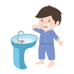 Children Toothbrush  Illustration