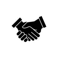 handshake concept line icon. Simple element illustration. handshake concept outline symbol design.