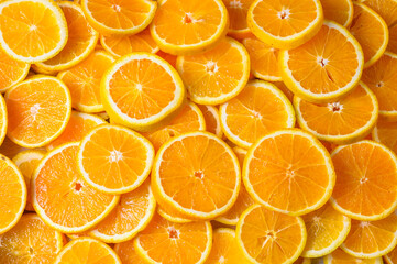 Full frame photo of oranges