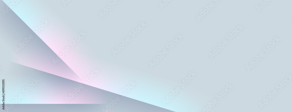 Wall mural gray abstract background with blue and pink stripes light