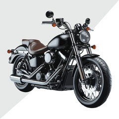 Naklejka premium Hand drawing style of motorcycle race cornering isolated in white background