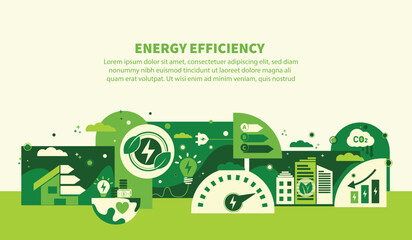 House energy efficiency, energy efficient rating class concept, eco home renovation save cost. Low-consumption ecological house. Green Building for Sustainable Development Concept