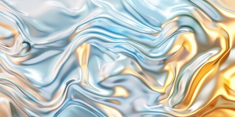 Obraz premium Abstract gradient melty metallics background
