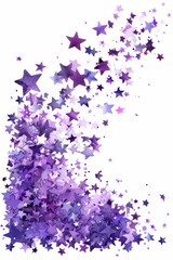 Fototapeta premium White background with lilac flowers , Background for the design