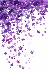Obraz premium White background with lilac flowers , Background for the design