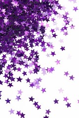 White background with lilac flowers , Festive design background